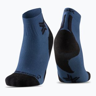 X-Socks Run Discover Ankle zokni marine/x fekete