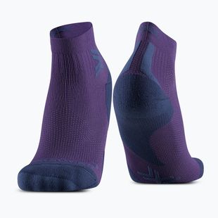 Női zokni X-Socks Run Discover Ankle neobergine/x black