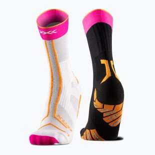 X-Socks Trailrun Terraskin Expert Crew zokni yinyang/x fekete/x fehér/fluo pink