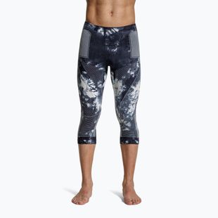 Thermoaktív nadrág X-Bionic Energy Accumulator Wild 3/4 tiedye x black/fluo pink