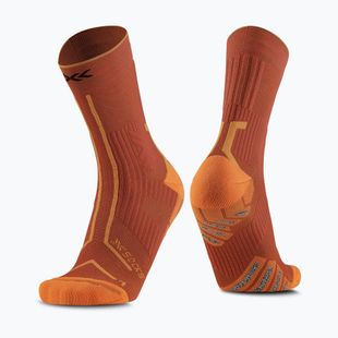 Zokni X-Socks Trailrun Terraskin Expert Crew burnt red/orange
