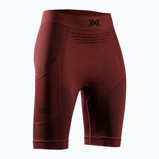 Női futóleggings X-Bionic Xceed Run Tights oxide red/x black