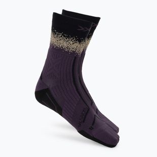 Zoknik X-Socks Terraskin Perform Crew deep purple/x black/sand