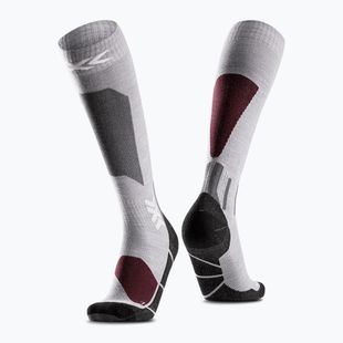 Sízokni X-Socks Ski Discover Merino Otc silver grey