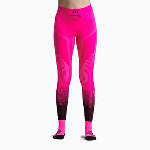 Női thermoaktív nadrág X-Bionic Invent Graphics fluo pink/x white