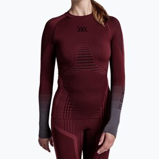 Női Termoaktiv pulóver X-Bionic Invent Graphics LS oxide red/x black