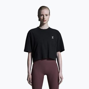 Női póló On Club Boxy-T wlack