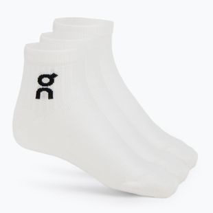 On Logo Sock Mid 3 pár fehér