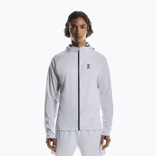 Férfi futó pulóver On Climate Zip Hoodie white
