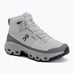 Férfi kirándulócipők On Cloudrock Mid Waterproof glacier/alloy