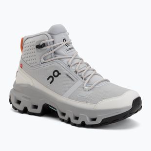 Női kirándulócipők On Cloudrock Mid Waterproof glacier/alloy