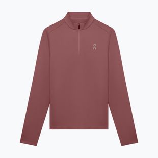 Női futópulóver On Core 1/4 Zip barberry