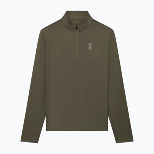 Férfi futópulóver On Core 1/4 Zip bark