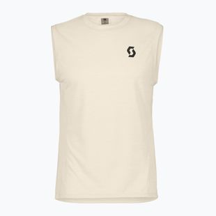 Férfi futópóló SCOTT Endurance Lt Tank pamut fehér