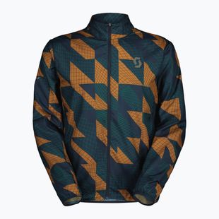 Férfi futódzseki SCOTT Endurance Tech Windbreaker sötétkék/sütőipari barna