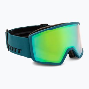 Síszemüveg SCOTT Trace Pro petrol green/green chrome