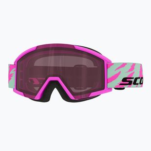 Gyerek síszemüveg SCOTT Shield neon pink/mint green/rose