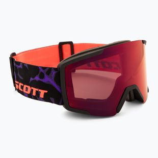 Síszemüveg SCOTT Shield black/amp red chrome