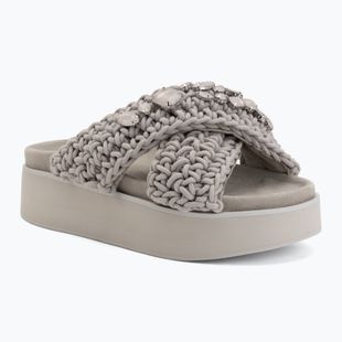 Női papucsok INUIKII Woven Stones Platform stone grey