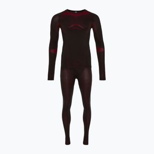 Férfi termo alsónemű szett ODLO Fundamentals Performance Warm fekete/ grafit szürke