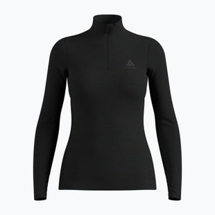 Női Termoaktiv pulóver ODLO Merino 200 Bl Top Turtle Neck black