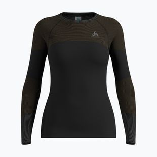 Női thermo hosszú ujjú felső ODLO Fundamentals Performance Warm Bl Top Crew Neck black