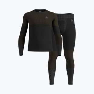 Férfi termikus alsónemű szett ODLO Fundamentals Performance Warm black