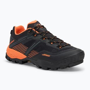 Férfi túracipő Mammut Ducan II Low GTX black/ dark tangerine