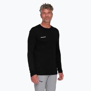 Férfi hosszú ujjú felső Mammut Tree Wool FL black 01690