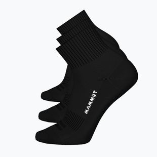 Zokni Mammut Everyday Quarter 3 pairs black/black/black