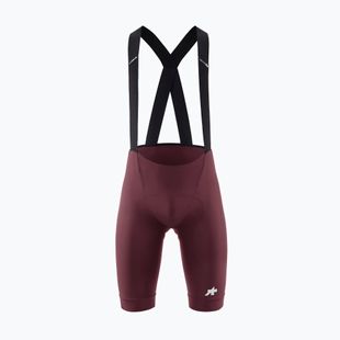 Férfi kerékpáros rövidnadrág ASSOS Mille GT S11 Bib Shorts burgundy red