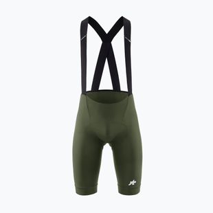 Férfi kerékpáros rövidnadrág ASSOS Mille GT S11 Bib Shorts moss green