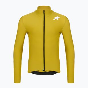 Férfi kerékpáros hosszú ujjú póló ASSOS Mille GT Spring Fall Jersey S11 golden yellow