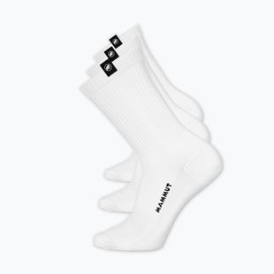 Zokni Mammut Everyday Crew 3 pairs white/white/white