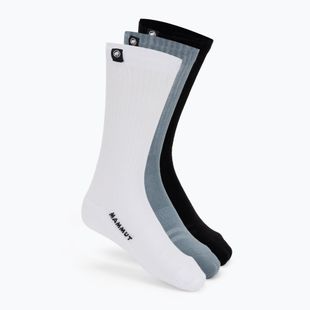 Zokni Mammut Everyday Crew 3 pairs black/strata/white