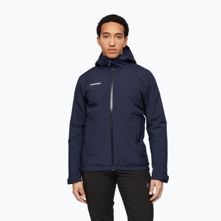 Férfi esőkabát Mammut Linard HS Thermo Hooded Jacket Men marine