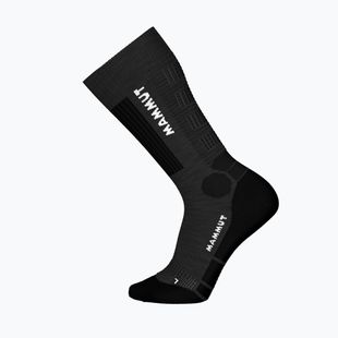 Zokni Mammut Mountaineering Merino High Socks black/strata