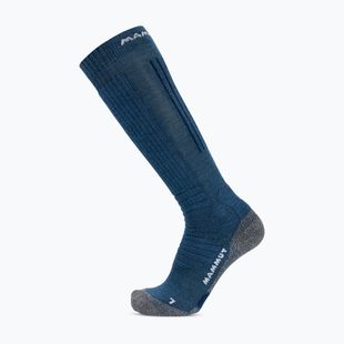 Zokni Mammut Ski Mountaineering Merino Knee tschiel/white
