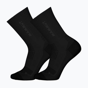 Zokni Mammut Multisport Crew Socks 2 pack black/black