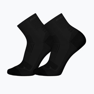 Zokni Mammut Multisport Quarter Socks 2 pack black/black