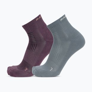 Zokni Mammut Multisport Quarter Socks 2 pack paloja/strata