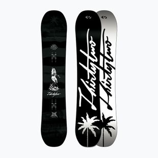 Férfi snowboard deszka ThirtyTwo Permanent Vacation Carbon black