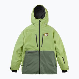 Férfi snowboarddzseki ThirtyTwo TM Recycled Patch X Grenier moss