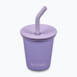 Bögre KLEAN KANTEEN Steel Straw Lid 296 ml paisley purple