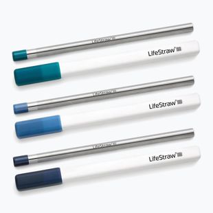 LifeStraw SIP Cases 3 db viharos/lagúnás/középkék vízbe illeszkedő szívószál