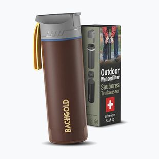 Palack szűrővel Bachgold Selfpress Waterfilter 500 ml fehér