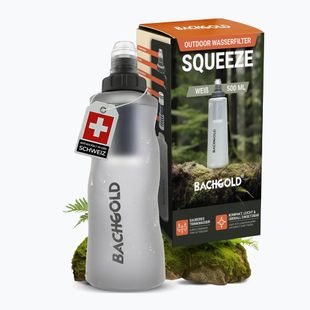 Szűrő túra palack Bachgold Squeee 500 ml white