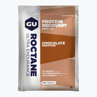 Regeneráló ital GU Roctane Recovery Drink Mix chocolate smoothie
