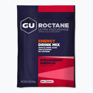 Energiaital GU Roctane Energy Drink Mix 65 g strawberry/hibiskus
