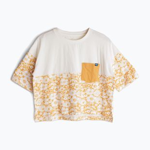 KAVU női póló Bondi arany virágzás